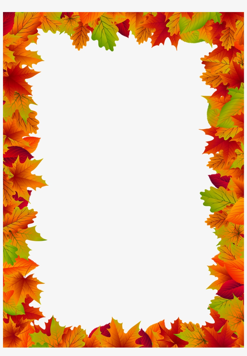 Autumn Frame, transparent png #4102768