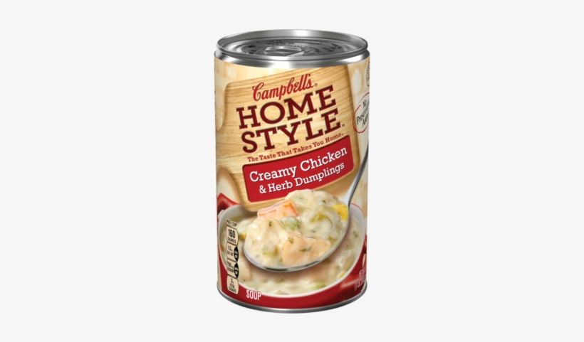 Creamy Chicken & Herb Dumplings Soup - Campbell's Homestyle Chicken Noodle Soup, transparent png #4103498