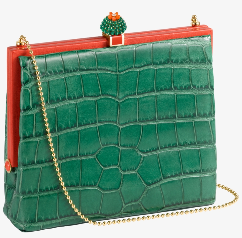 High Jewelry, Bagyellow Gold, Emeralds, Carnelians, - Cartier Cactus Handbag, transparent png #4103806
