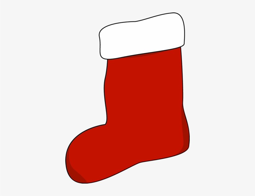 Christmas Stocking Image - Red Christmas Stocking Clipart, transparent png #4104011