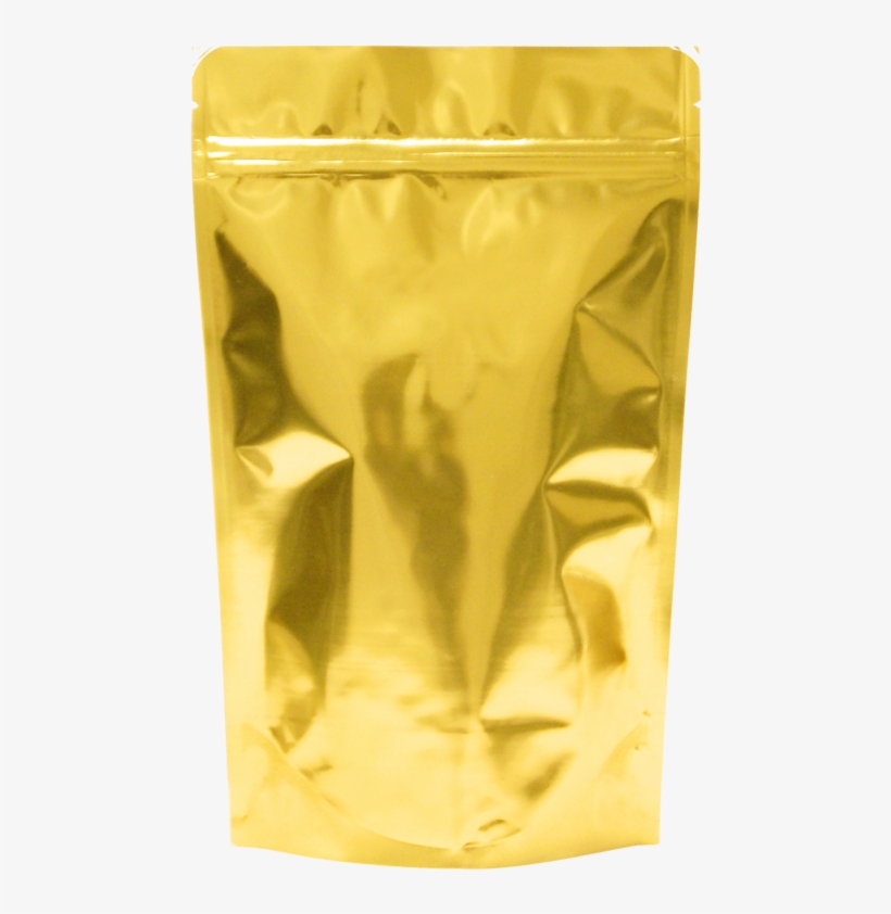 Foil Stand-up Pouches - Stand Up Pouch Gold Png, transparent png #4104453