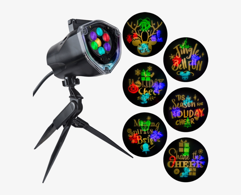 Mickey And Friends Whirl A Motionâ„¢ Silhouetteâ„¢ - Halloween Projector, transparent png #4104498