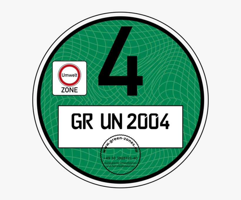 The Environmental Badge For Fine Particles Has Been - Bollino Euro 4, transparent png #4104525