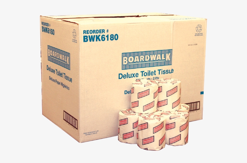 Economical Toilet Tissue - Boardwalk Two-ply Toilet Tissue, White, 400 Sheets, transparent png #4104743