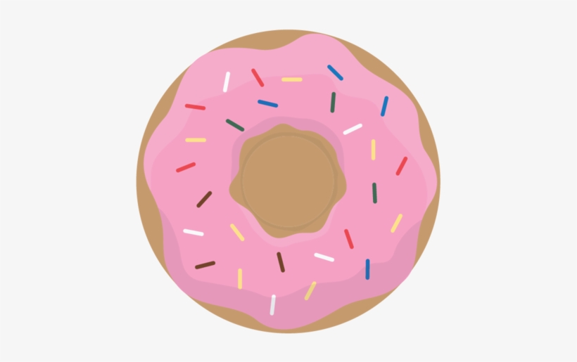 Pink-donut - Circle, transparent png #4104975