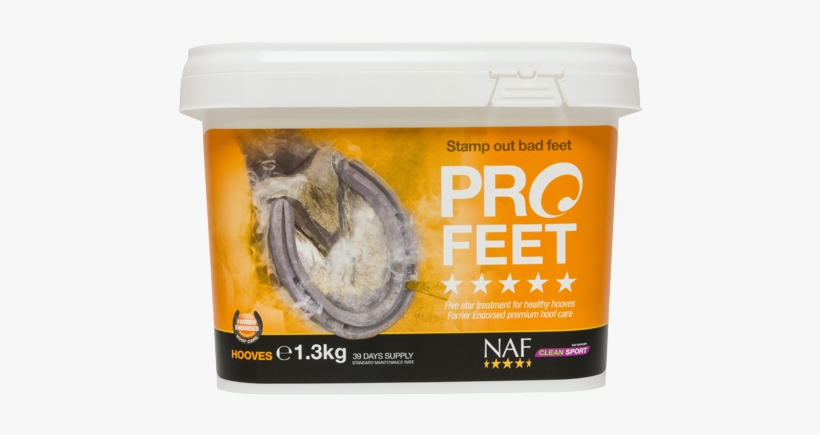 Profeet Powder - Naf Pro Feet Powder Hoof Supplement - Clear, transparent png #4105192