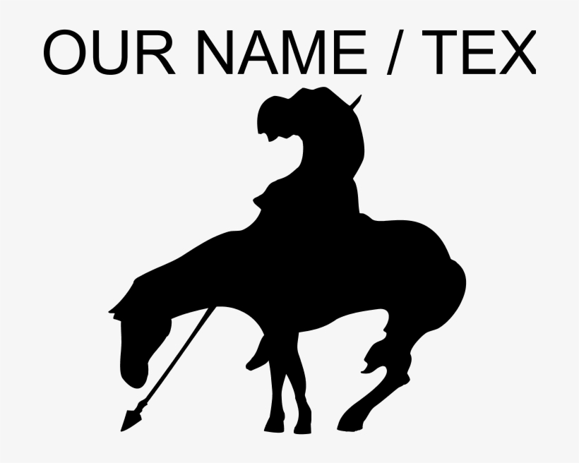 Warrior On Horse Silhouette Drinking Glass - Warrior On Horse Silhouette Shower Curtain, transparent png #4105194