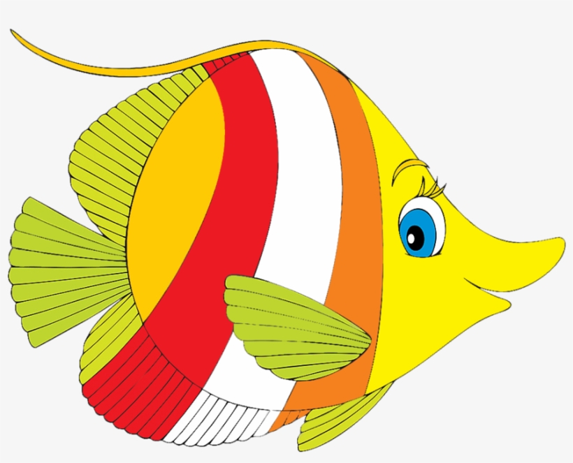 Peces De Colores Png - Tropical Fish Clip Art, transparent png #4105491
