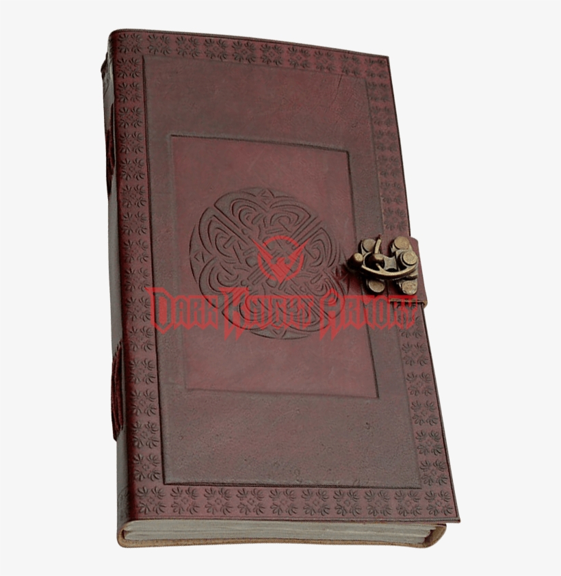 Celtic Circle Leather Journal With Lock - Wallet, transparent png #4105517