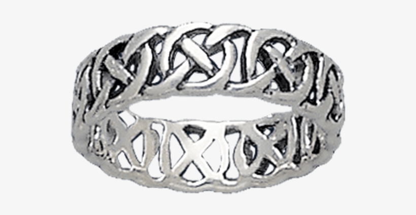 White Bronze Celtic Circle Knot Band - "white Bronze Celtic Circle Knot Band", transparent png #4105743