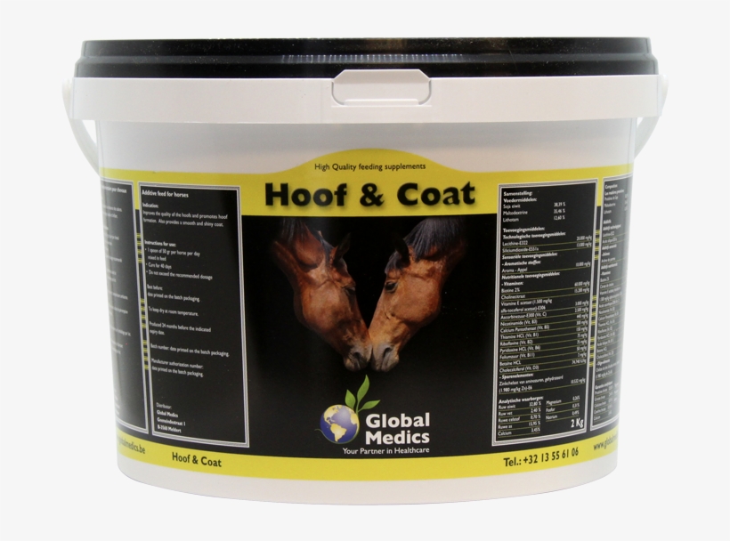 Hoof Coat - Hoof&coat Horses Powder, transparent png #4106211