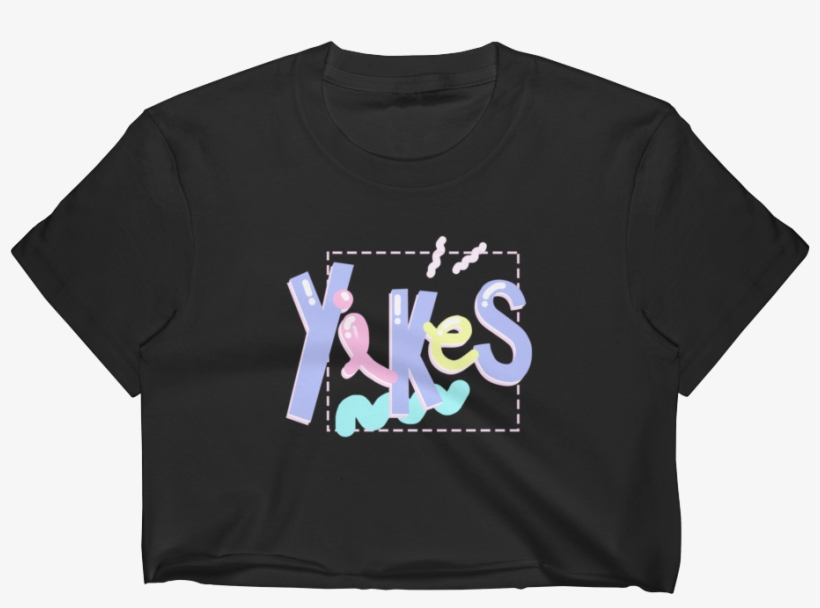 "yikes" Crop Tops - Crop Top, transparent png #4106378