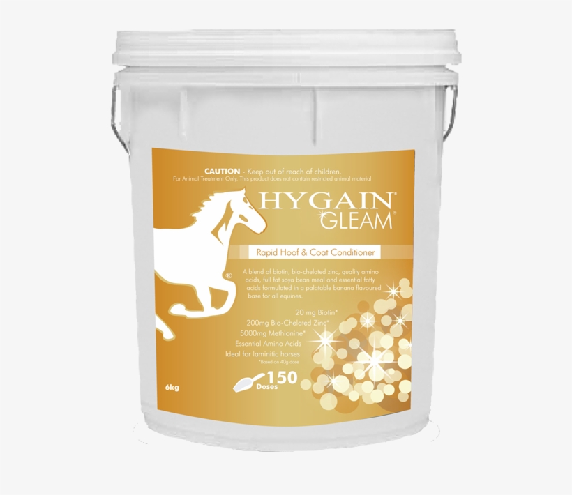 Rapid Hoof & Coat Conditioner - Hygain Gleam 20kg, transparent png #4106401