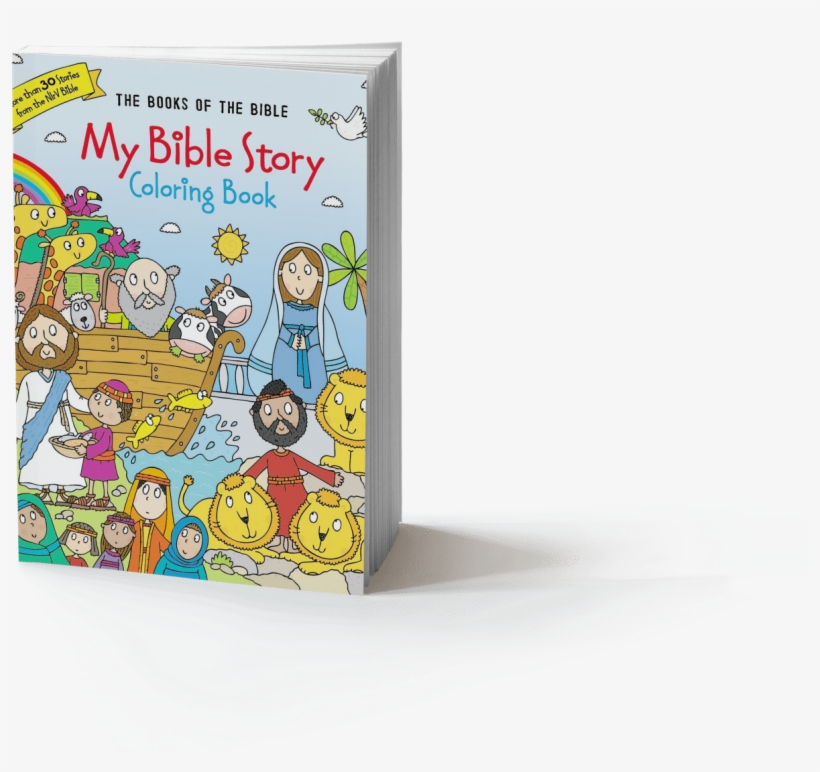 Book-mockup - My Bible Story Coloring Book: The Books, transparent png #4106715