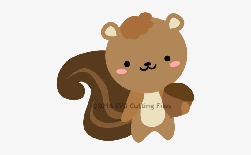 Chibi Squirrel With Nut - Squirrel Chibi, transparent png #4106779