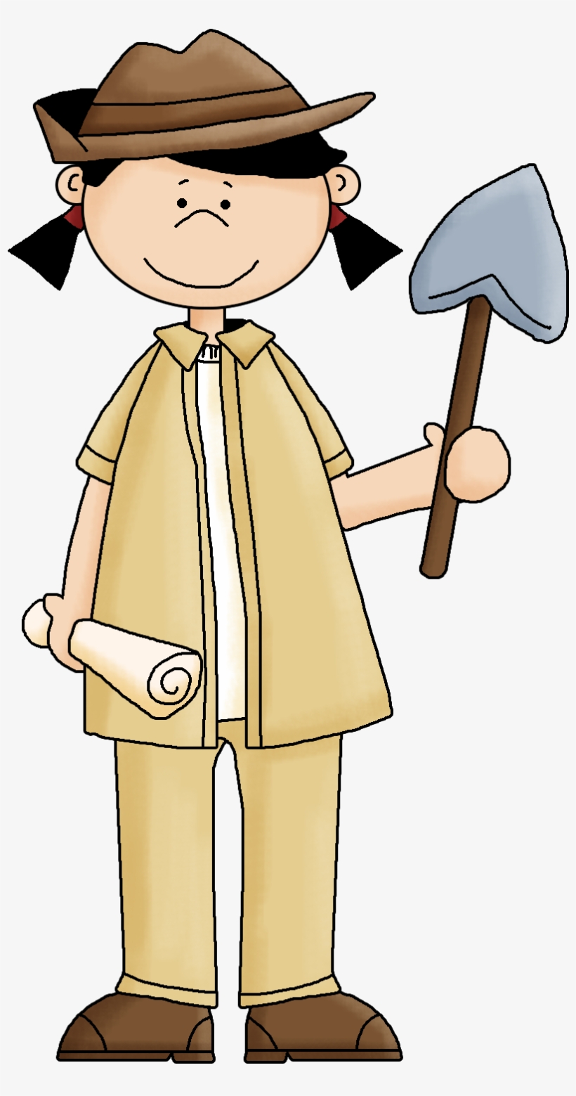 Dig Clipart Transparent - Paleontologist Clipart, transparent png #4106782