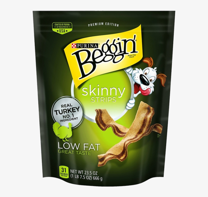 Beggin Strips Skinny Strips Dog Treats - Black Label Beggin Strips, transparent png #4106808