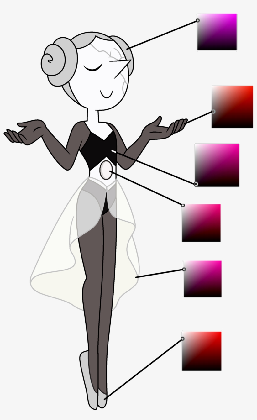 So I Didn't Really Believe That White Pearl Was The - Steven Universe White Diamond Pearl, transparent png #4106879