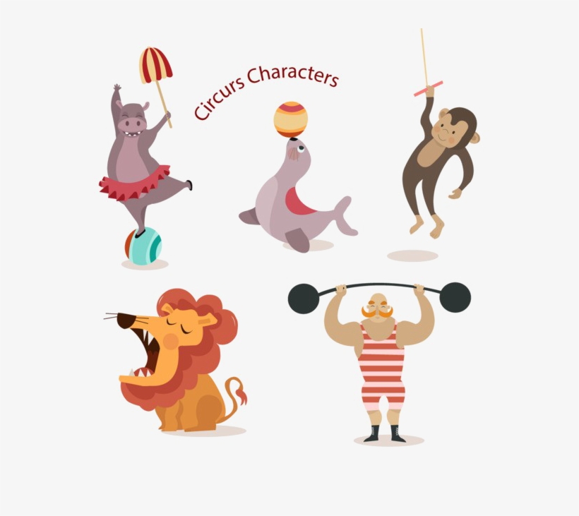 Circus Animals Png Photo - Animales De Circo Png, transparent png #4107138