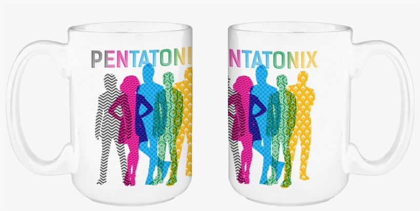 Pattern Silhouettes Mug - Pentatonix, transparent png #4107210
