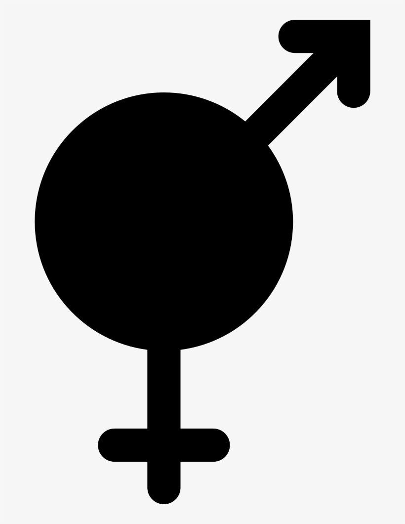 Gender Symbols Together - Símbolo Del Sexo Juntos, transparent png #4107642