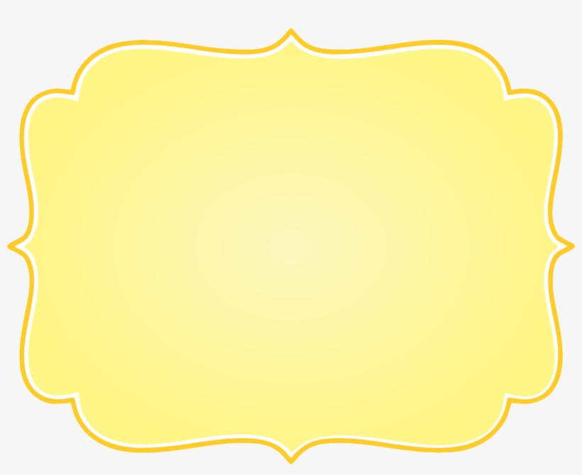 Frame Vintage Amarelo Png, transparent png #4107767