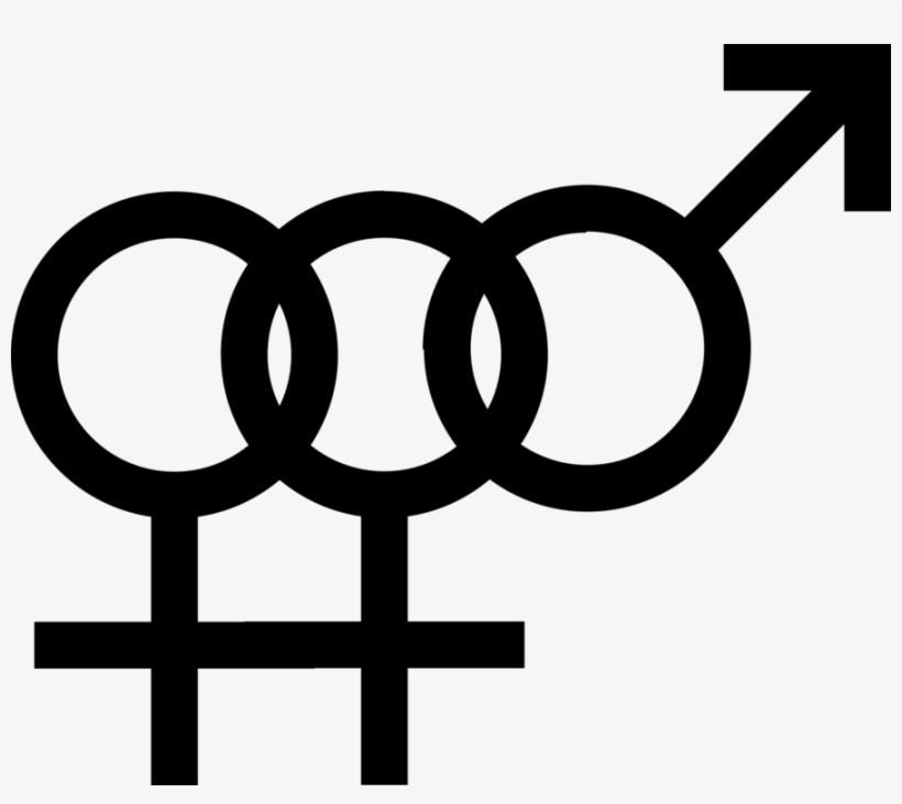 Gender Symbol Female Lgbt Symbols - Bisexuality Symbol, transparent png #4107873