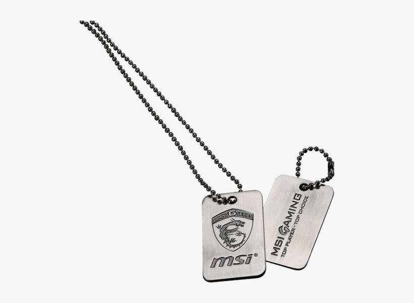Brief-this Dog Tag Features Msi's Gaming Dragon - Msi Dog Tag, transparent png #4108263