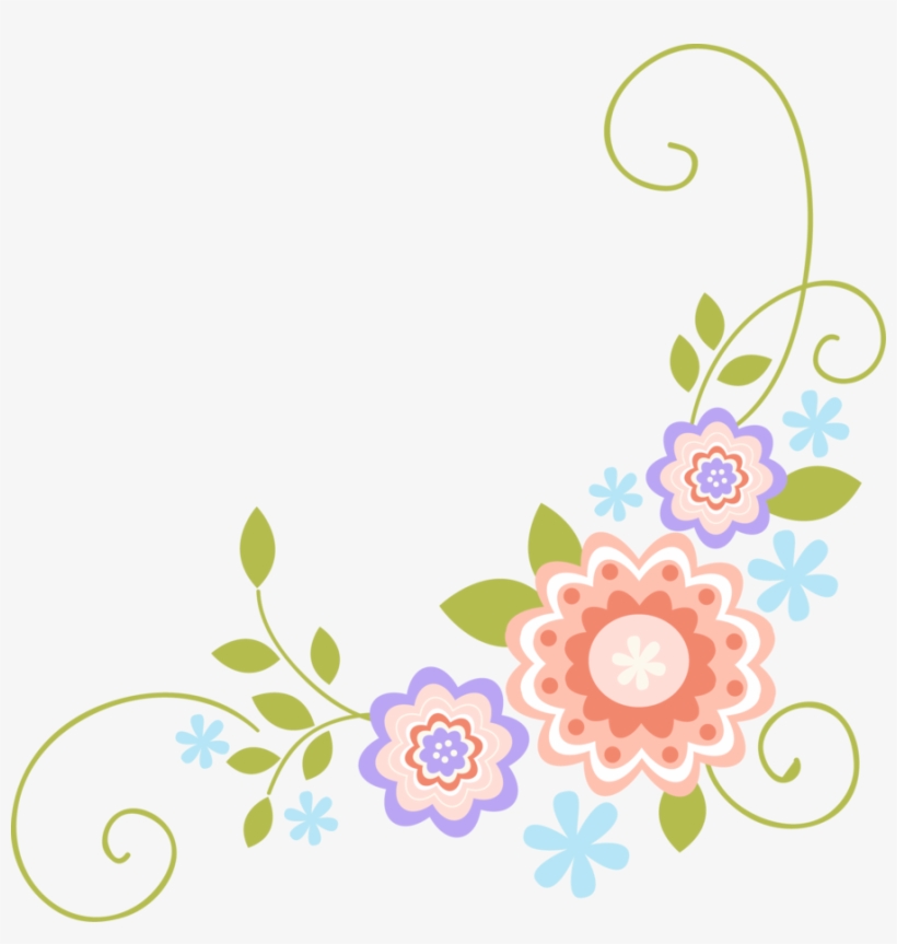 Free Download Bordas De Ramos Png Clipart Floral Design - Floral Bordas Png, transparent png #4108567
