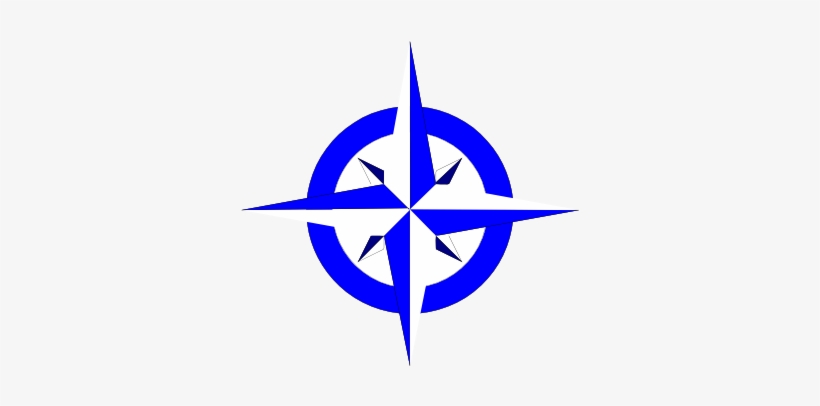 Blue And White Compass Svg Clip Arts 600 X 516 Px, transparent png #4108618