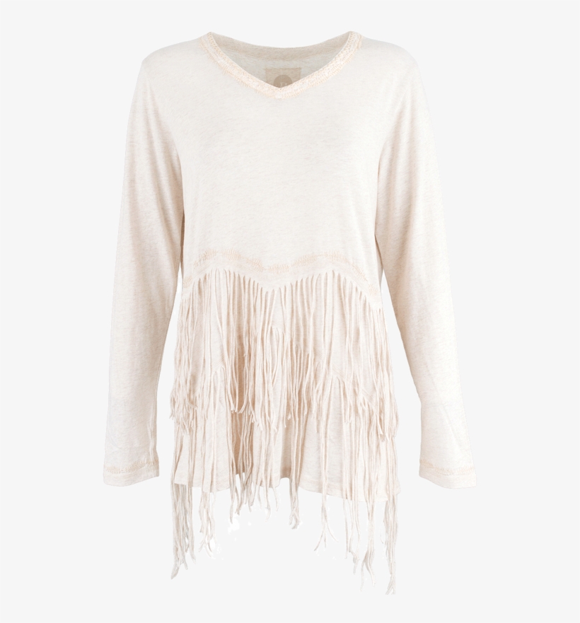 Double D Ranch Franja Top - Sweater, transparent png #4109274