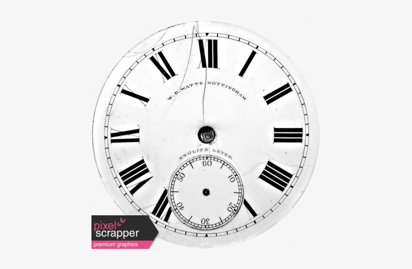 Clock Template - Roman Numerals Dial, transparent png #4109559
