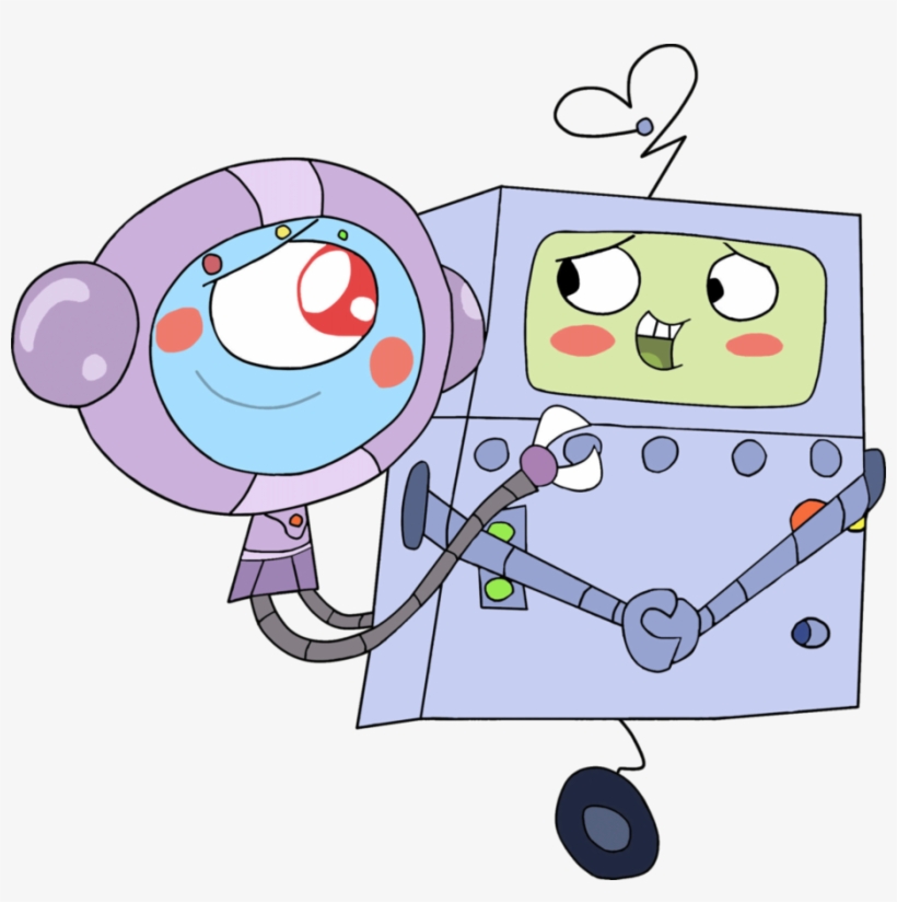 Cute Robots - Cartoon, transparent png #4109858
