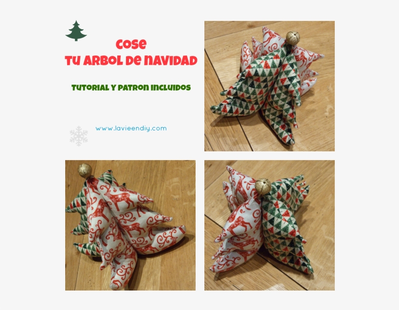 Cose Tu Árbol De Navidad Tutorial Y Patrón Incluidos - Pattern, transparent png #4110023