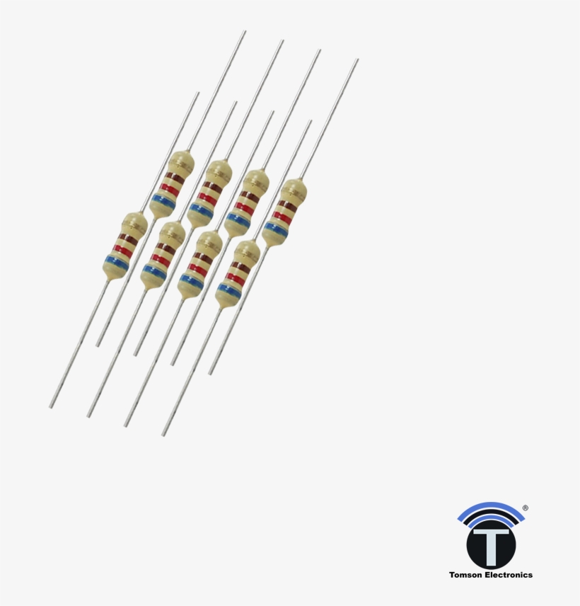 1/4 Watt Carbon Film Resistor Buy Online In Kochi, - Resistor, transparent png #4110102