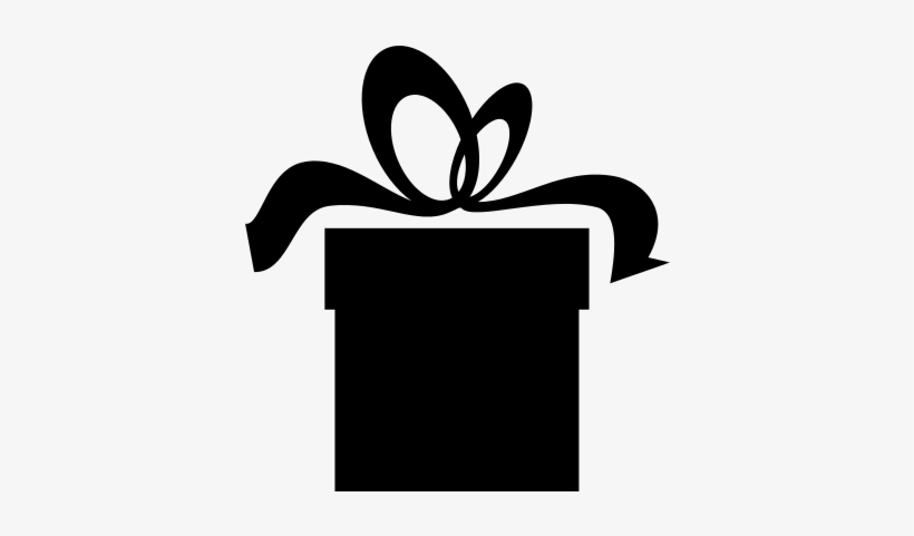 Present Box Black Silhouette ⋆ Free Vectors, Logos, - Christmas Present Silhouette, transparent png #4110152