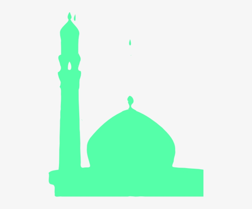 How To Set Use Green Indian Building Svg Vector - Islam Mosque Symbol, transparent png #4110432
