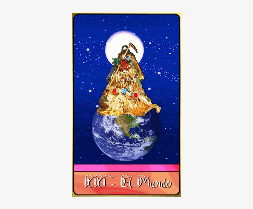 Niña Dorada Is The Gold-colored Aspect Of Santa Muerte - Earth, transparent png #4110772