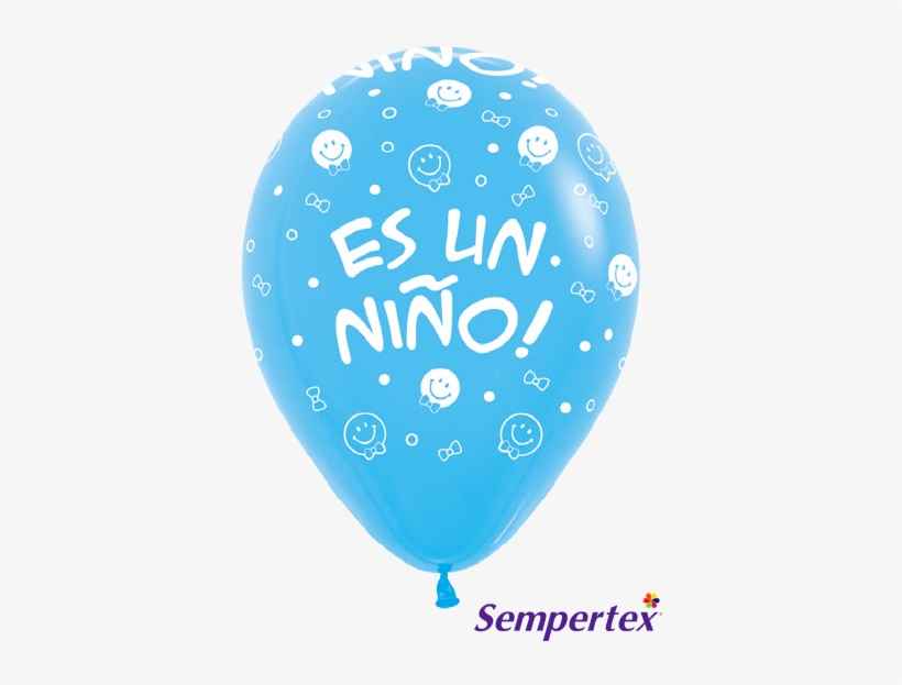 Globo R-12 Es Un Niño Infinity Fashion Azul - Sempertex, transparent png #4110842
