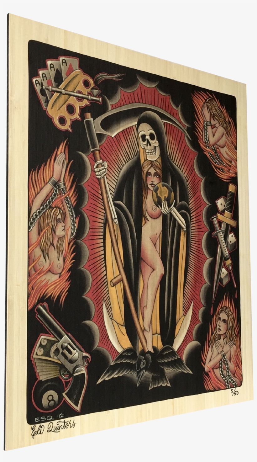Santa Muerte, transparent png #4110857