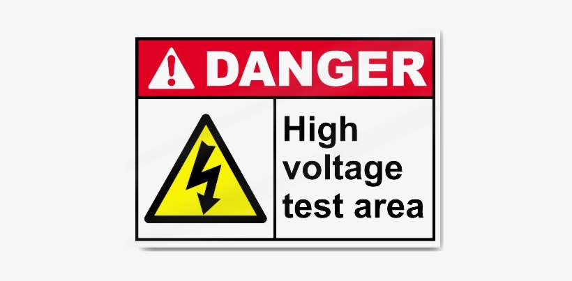 High Voltage Sign Png Transparent - Demolition Work In Progress Sign, transparent png #4111114