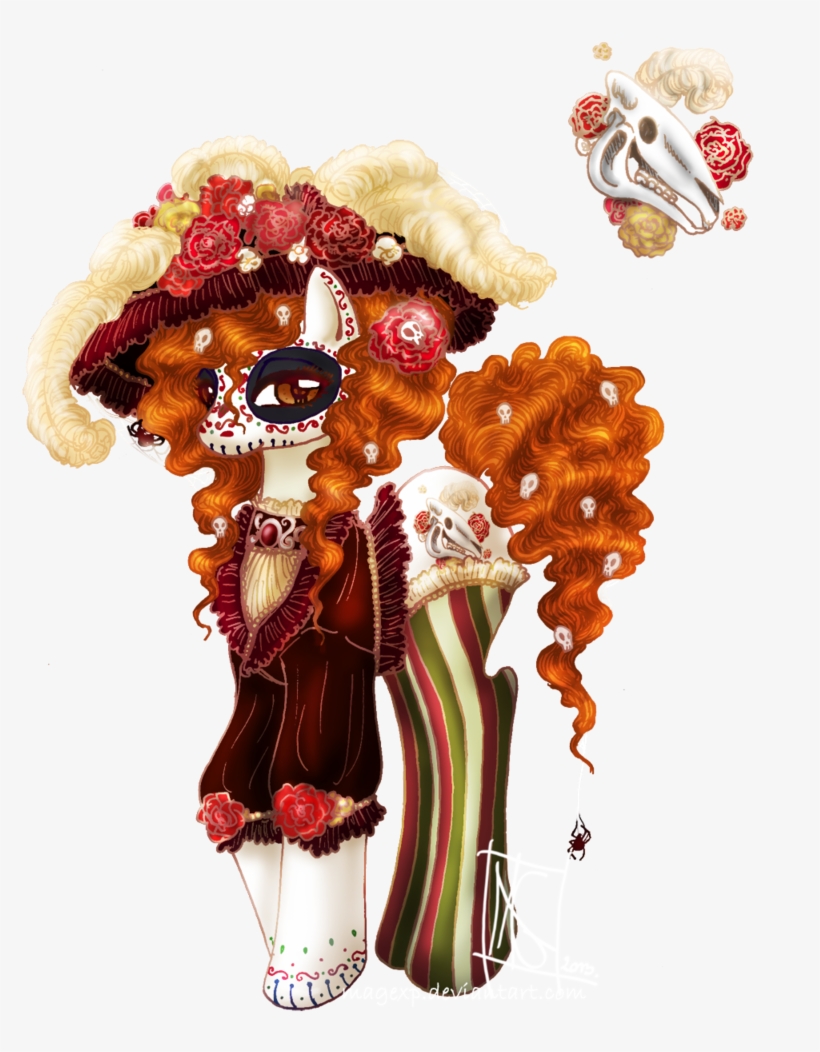 Magexp, La Catrina, Ponified, Safe, Santa Muerte, Solo - Artist, transparent png #4111551