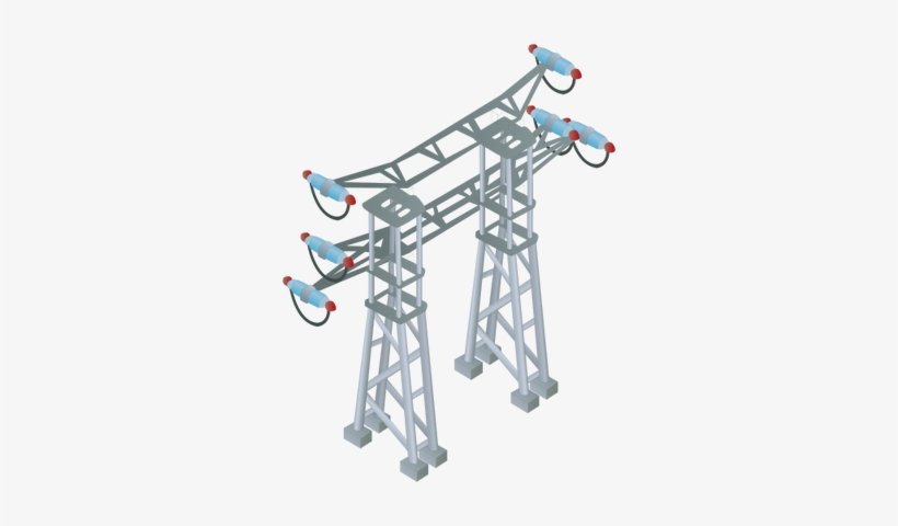 Ian Symbol Energy High Voltage Power Stanchions - High Voltage, transparent png #4111897
