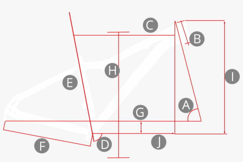 Fancy Frames Png Bike Frame Geometry - Bicycle, transparent png #4112088