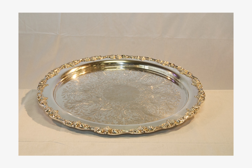 Tray Silver Grapevine - Bangle, transparent png #4112618