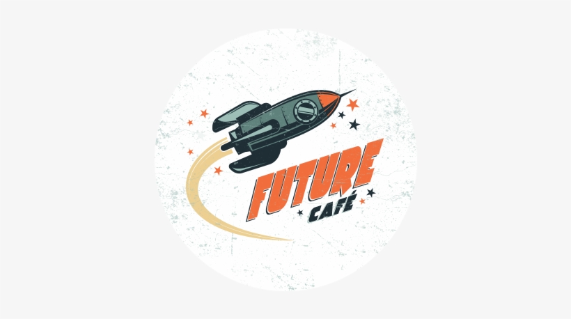 Future Cafe Logo - Rocket, transparent png #4112748