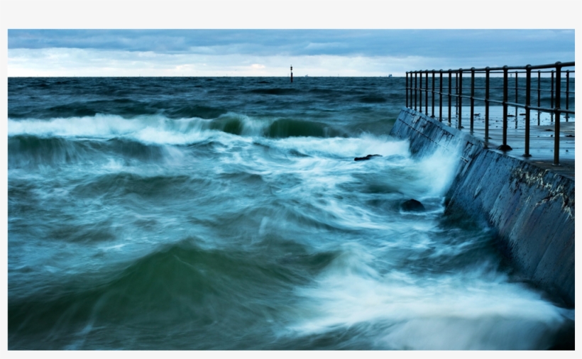 Score 50% - Hd Wallpaper Storm Ocean, transparent png #4112870