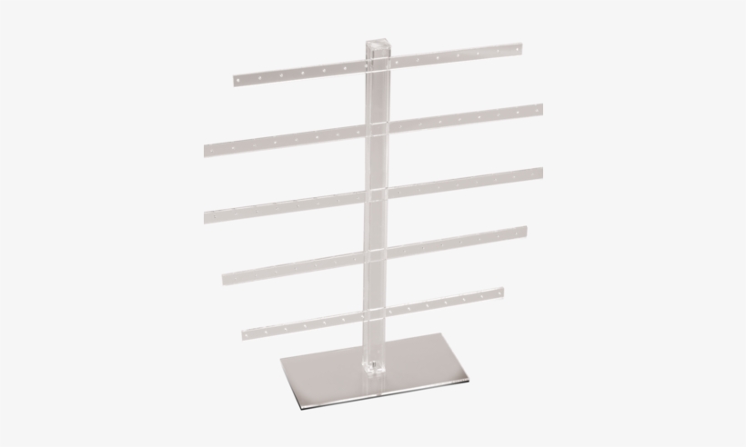 Arbol Grande Para Aretes Acrilico Transparente Para - Shelving, transparent png #4113051