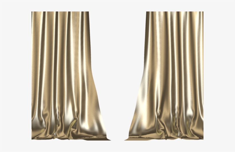 Golden Curtains - Шторы Клипарт, transparent png #4113108