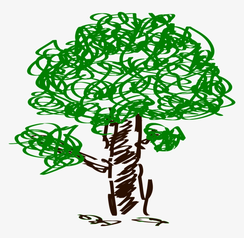 Arbol Png Dibujo - Tree Clip Art, transparent png #4113131